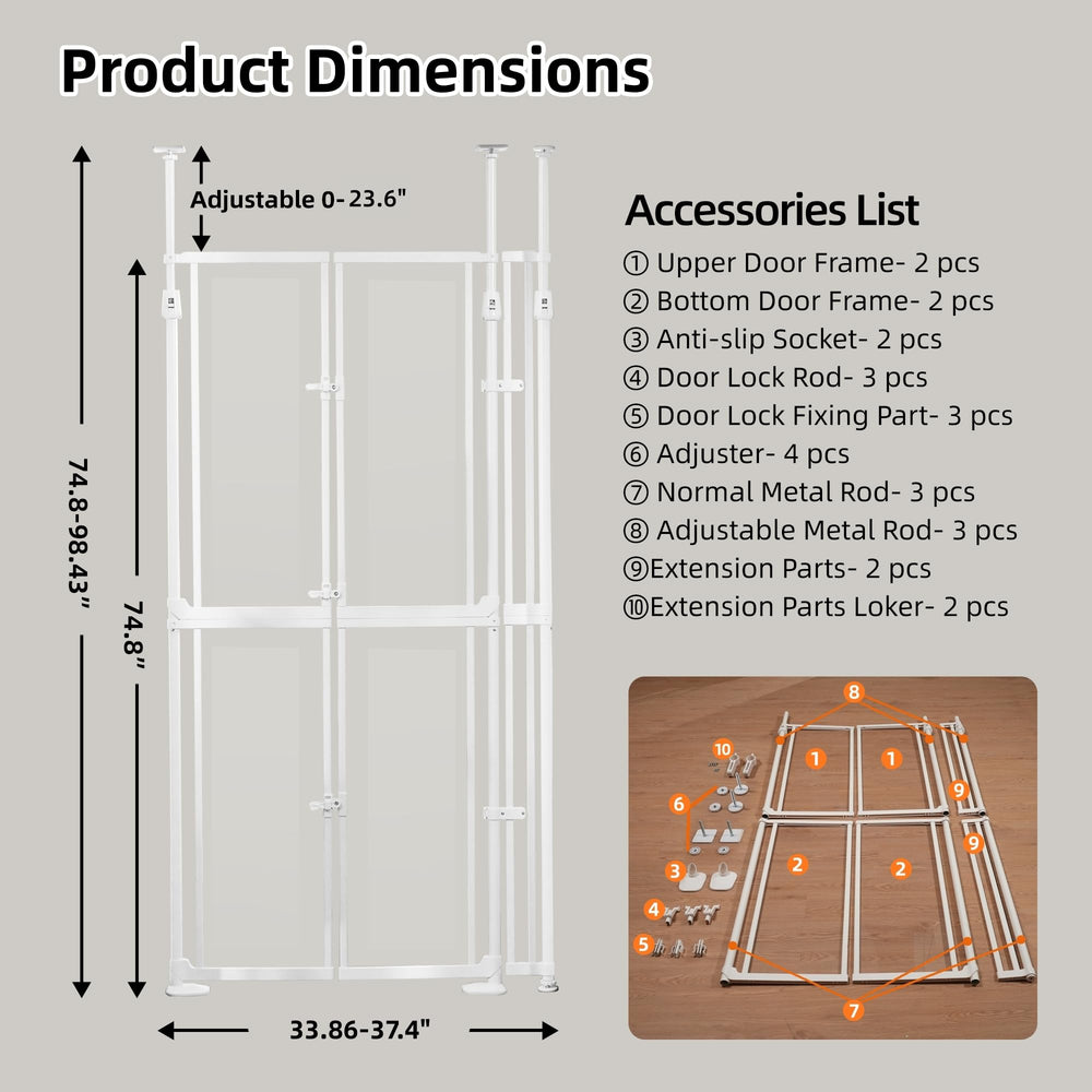 NiceTCU one-hand walk-through design enables easy passage for users.