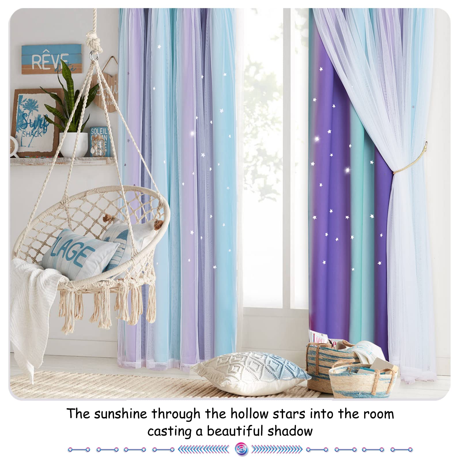 NICETOWN machine washable curtains offer simple care and quick drying
