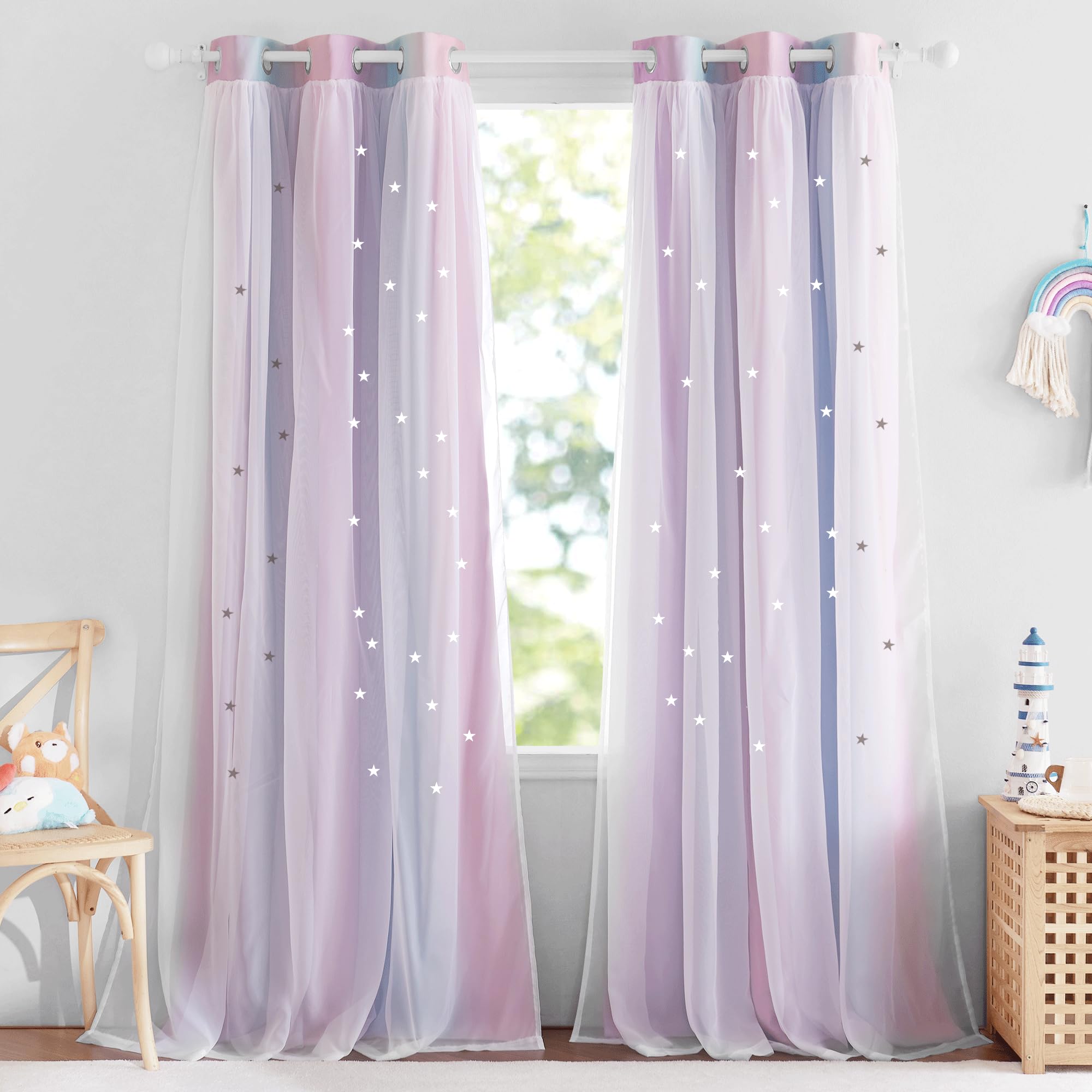 NICETOWN machine washable curtains for quick, simple cleaning.