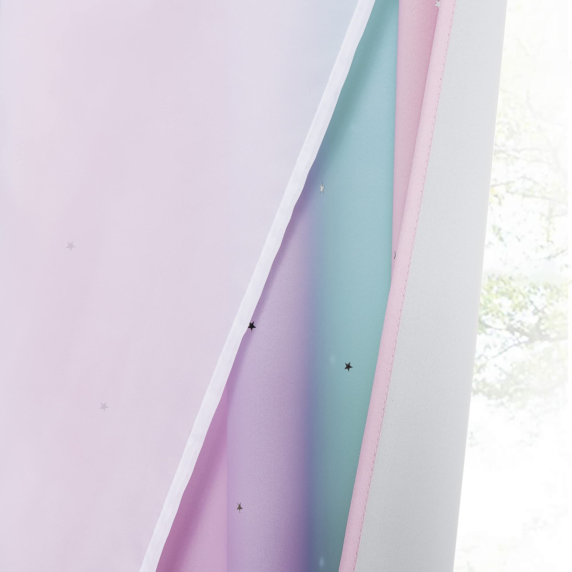 NICETOWN nursery decor curtains creating a playful yet cozy atmosphere.