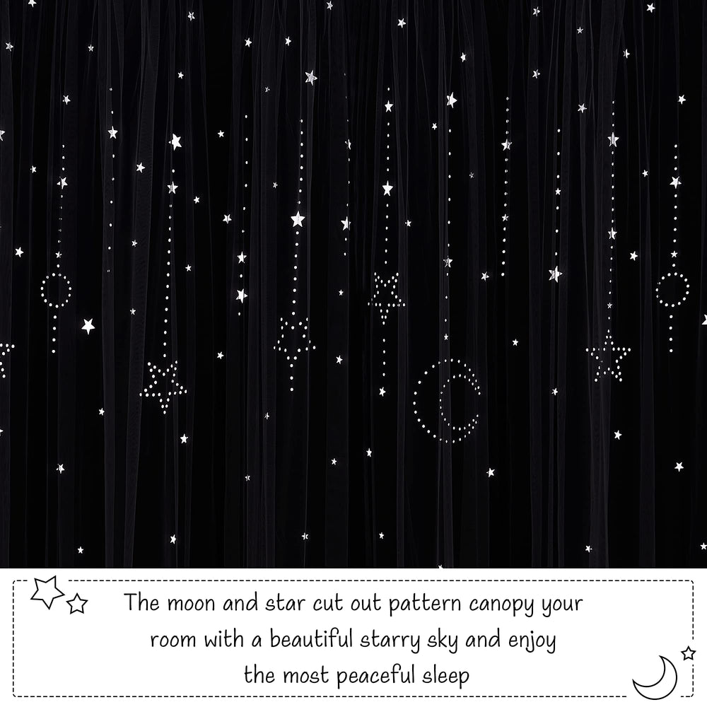 NICETOWN double-layer voile blackout curtains offer cozy privacy