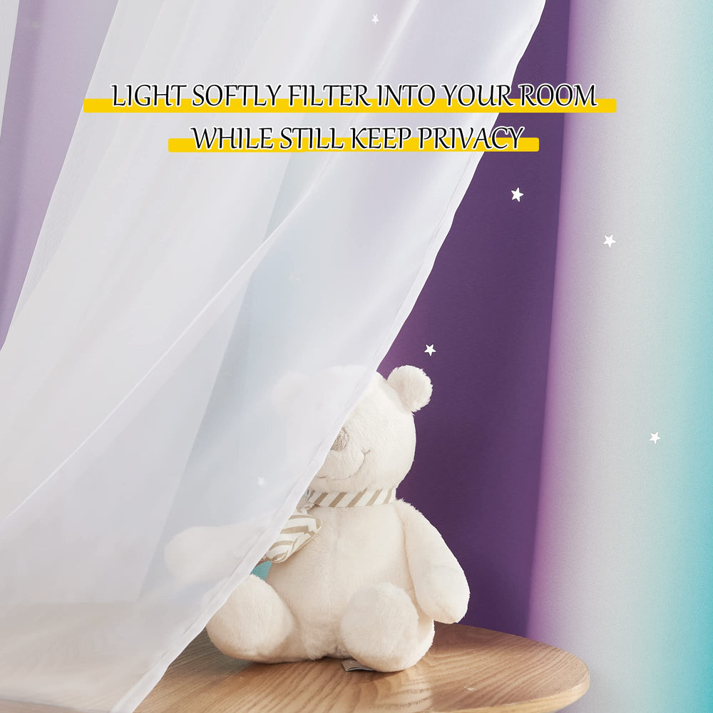 Nicetown easy-care curtains machine washable and low-maintenance.