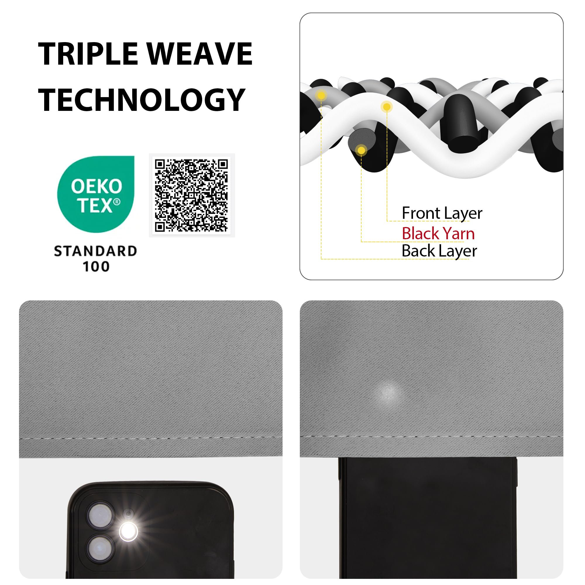 NICETOWN bedroom or nursery use with light control and decorative style