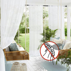 Nicetown mesh netting for outdoor arch wedding offers breathable insect protection.
