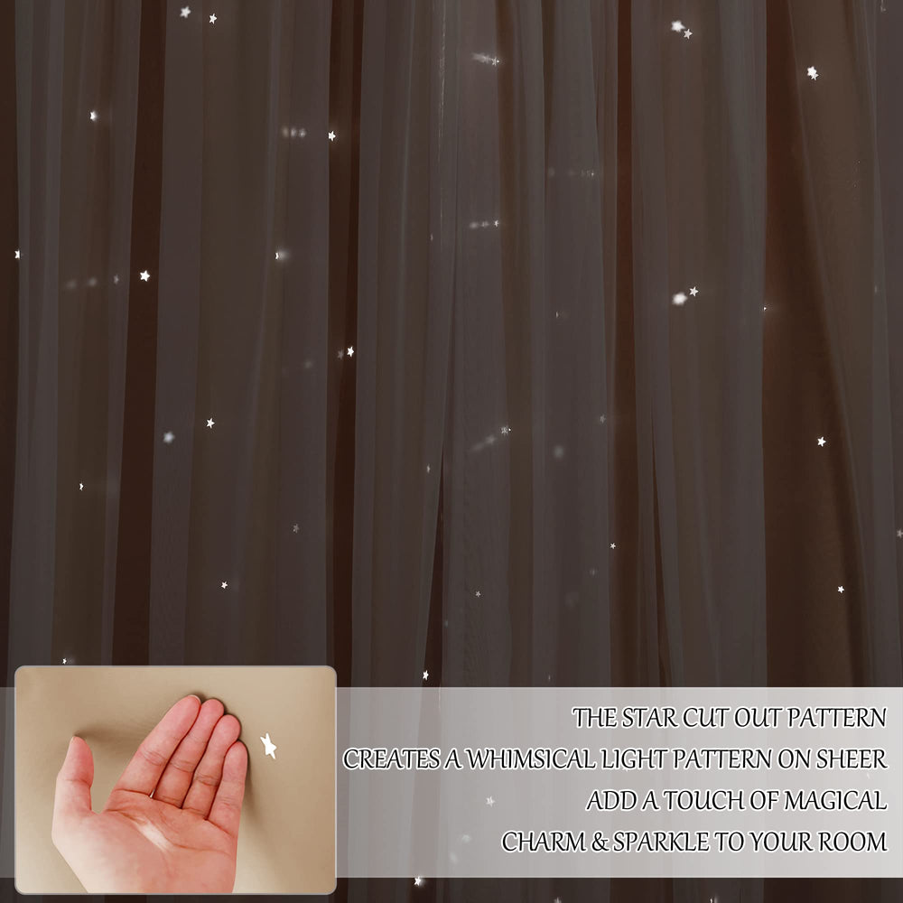 NICETOWN blackout-sheer dual layers balance privacy with airy daylight