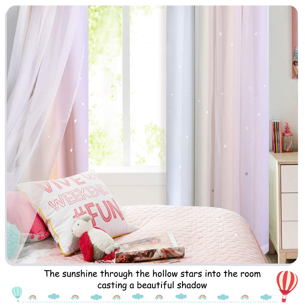 NICETOWN star light pattern casts playful shapes on walls for a cozy atmosphere