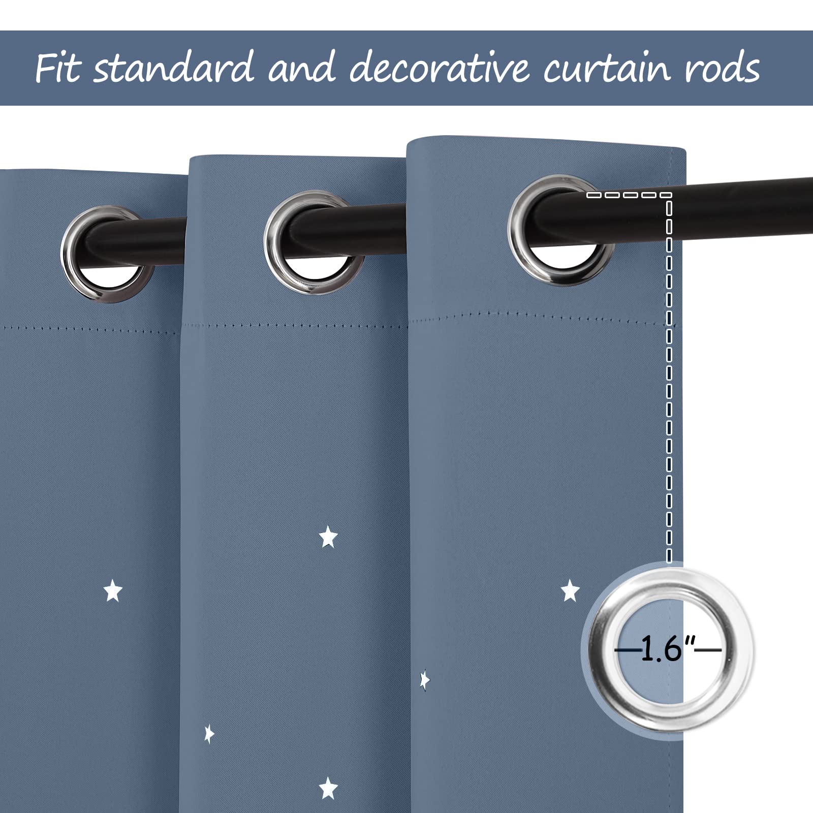 NICETOWN thermal insulated curtain helps moderate temperature and energy use