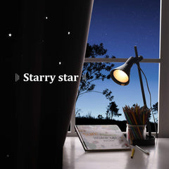 NICETOWN Twinkle Curtain with silver grommets enables easy hanging