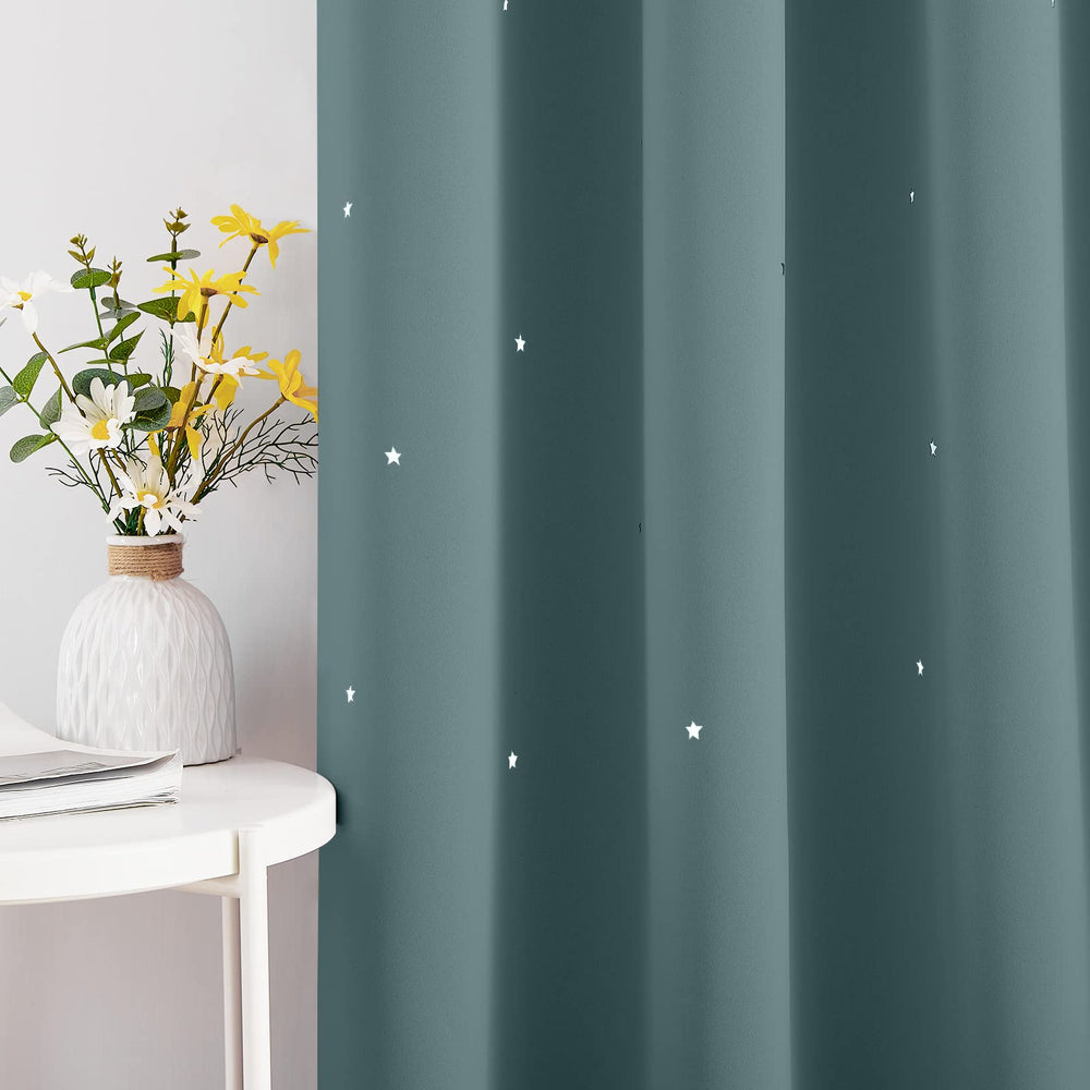 NICETOWN Twinkle Curtain is machine washable for easy daily care.