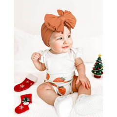 Niceye apricot bow headband: perfect for photoshoots and gifts.