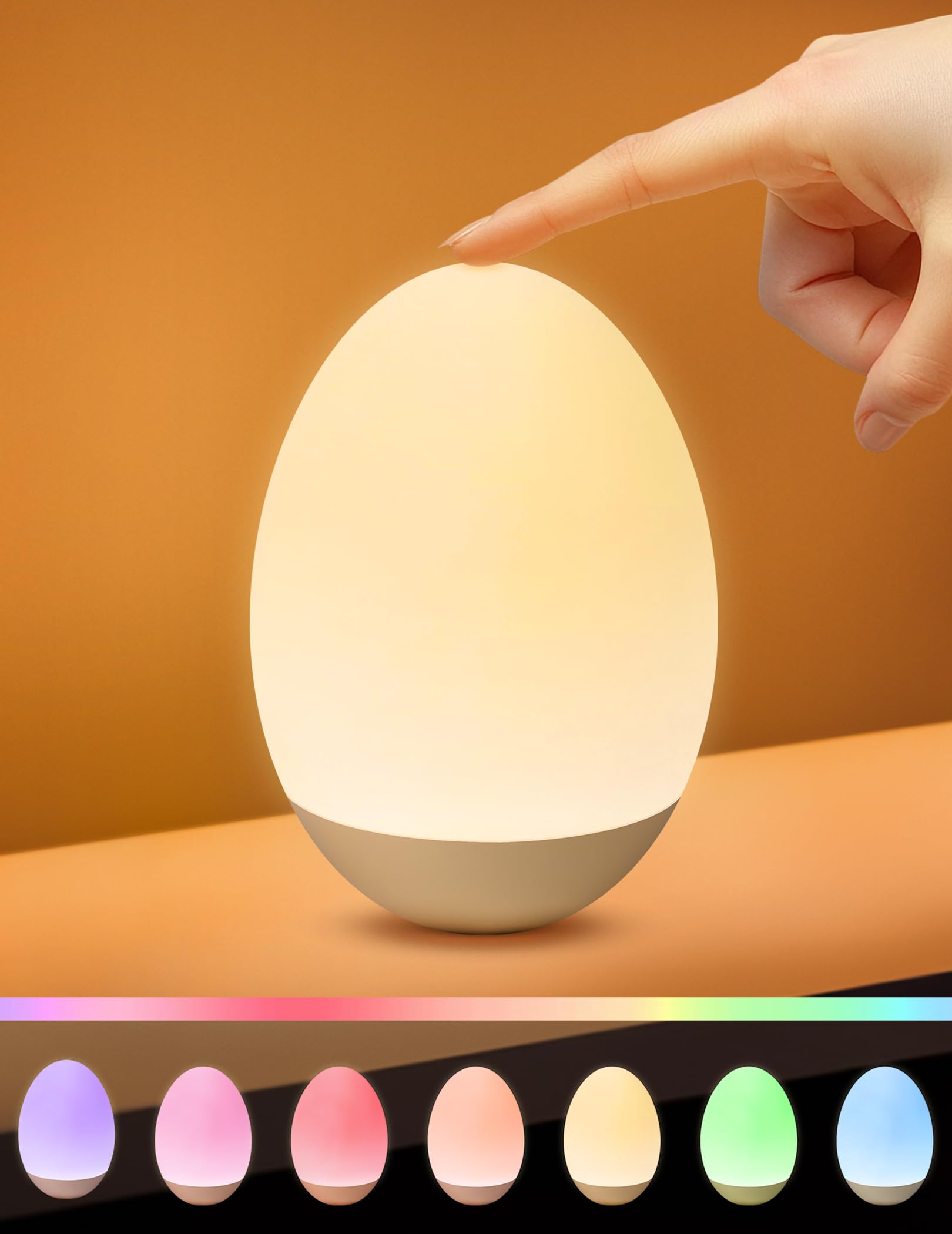 NICKLUC stepless dimming control allows precise brightness for nursing