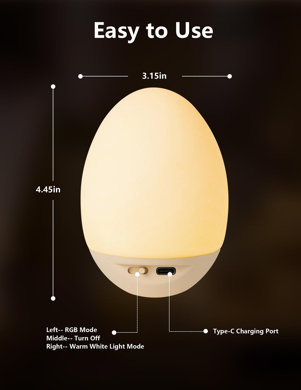 NICKLUC ideal for late-night feeds and soothing moments