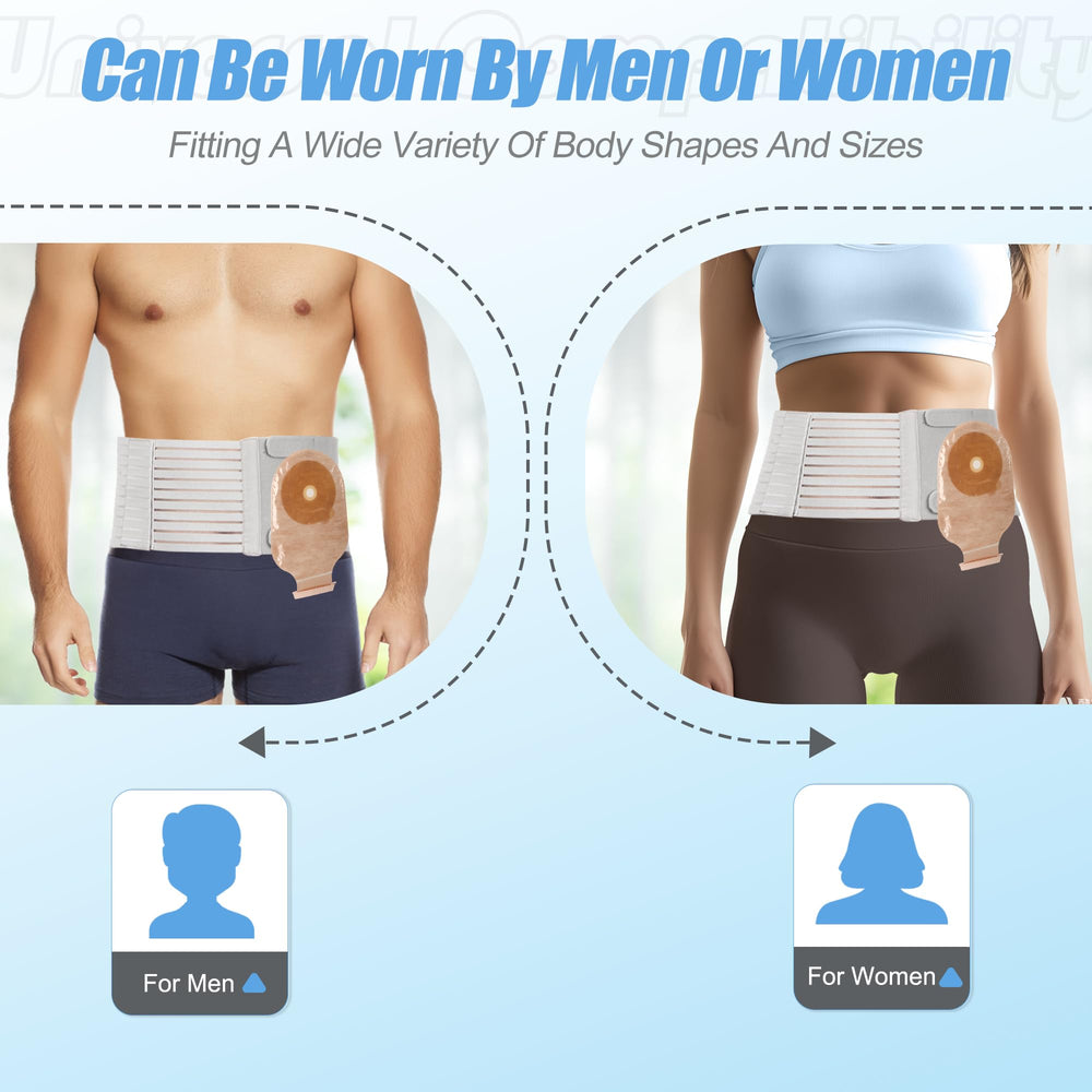 NIdreamCE ostomy belt supports colostomy or ileostomy bags in daily routines.