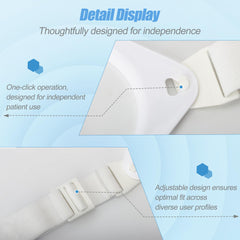 NIdreamCE ostomy belt features a stoma monitoring design keeping the site visible