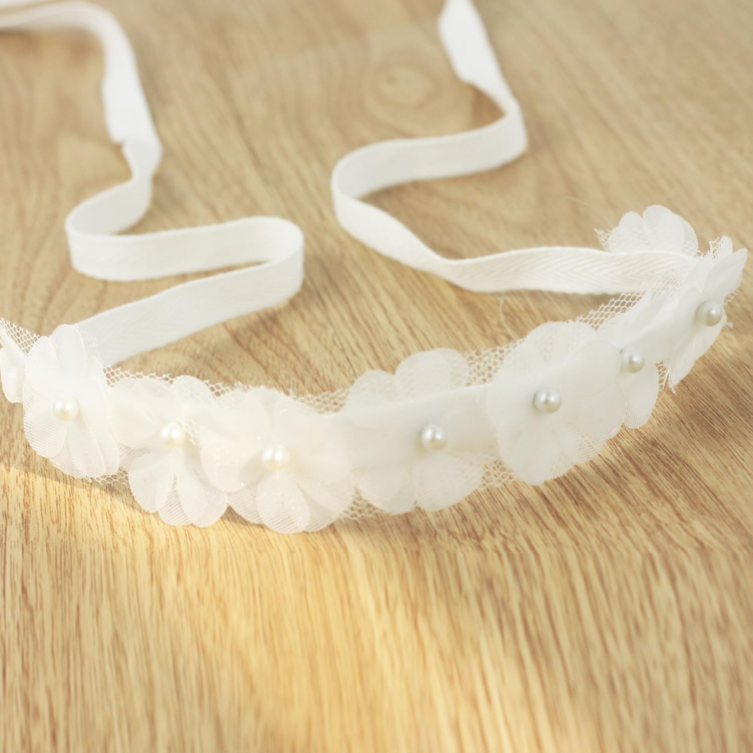 Nihao Baby handmade soft headband with cotton nylon band for comfort