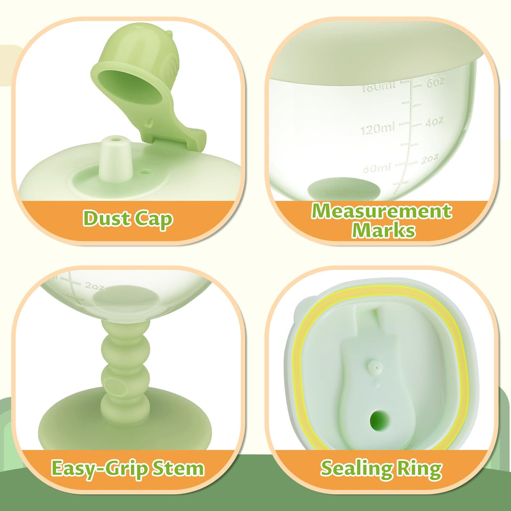 NiHome leak-proof lid prevents spills during outings or car rides.
