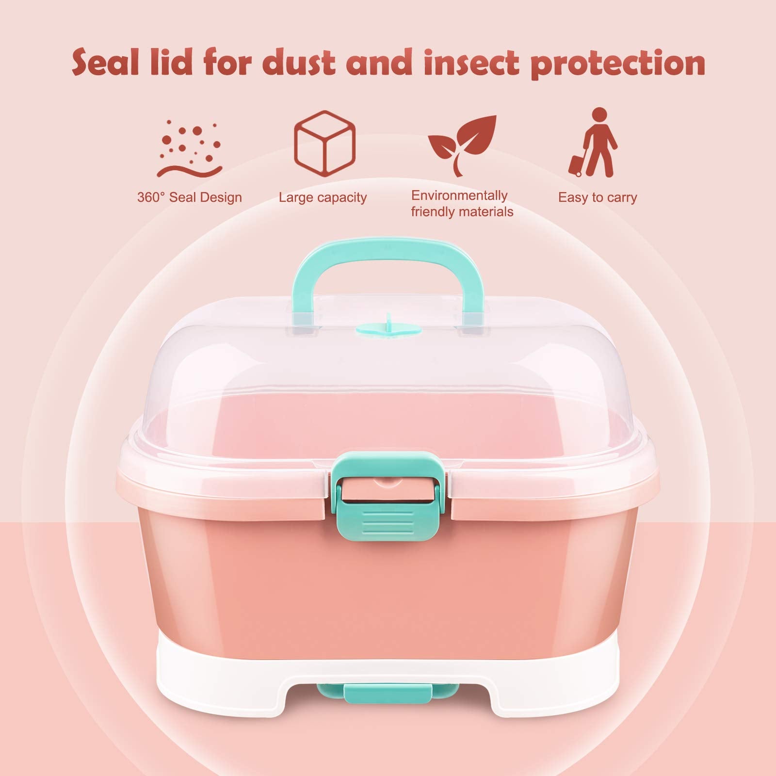 NiHome portable bottle drying rack with cutlery organizer for travel efficiency.