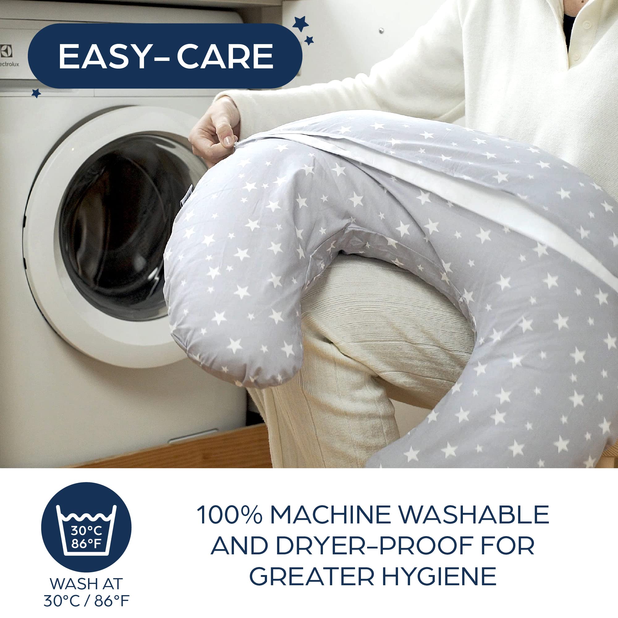 Niimo replacement covers come in multiple designs for easy styling between washes.