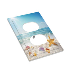 Nijuodnijir starfish artistic print faceplate adds playful flair to kids rooms