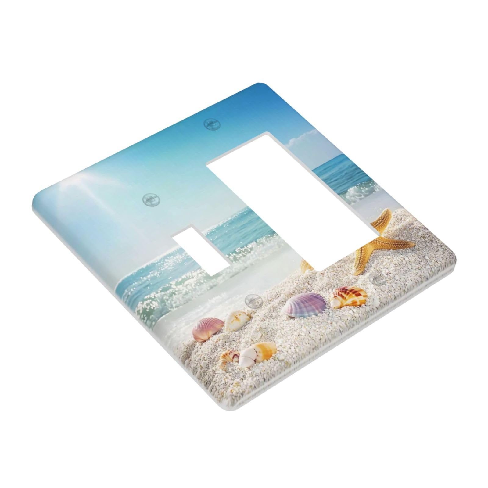 Nijuodnijir rocker combination plate blends easy installation with vivid print