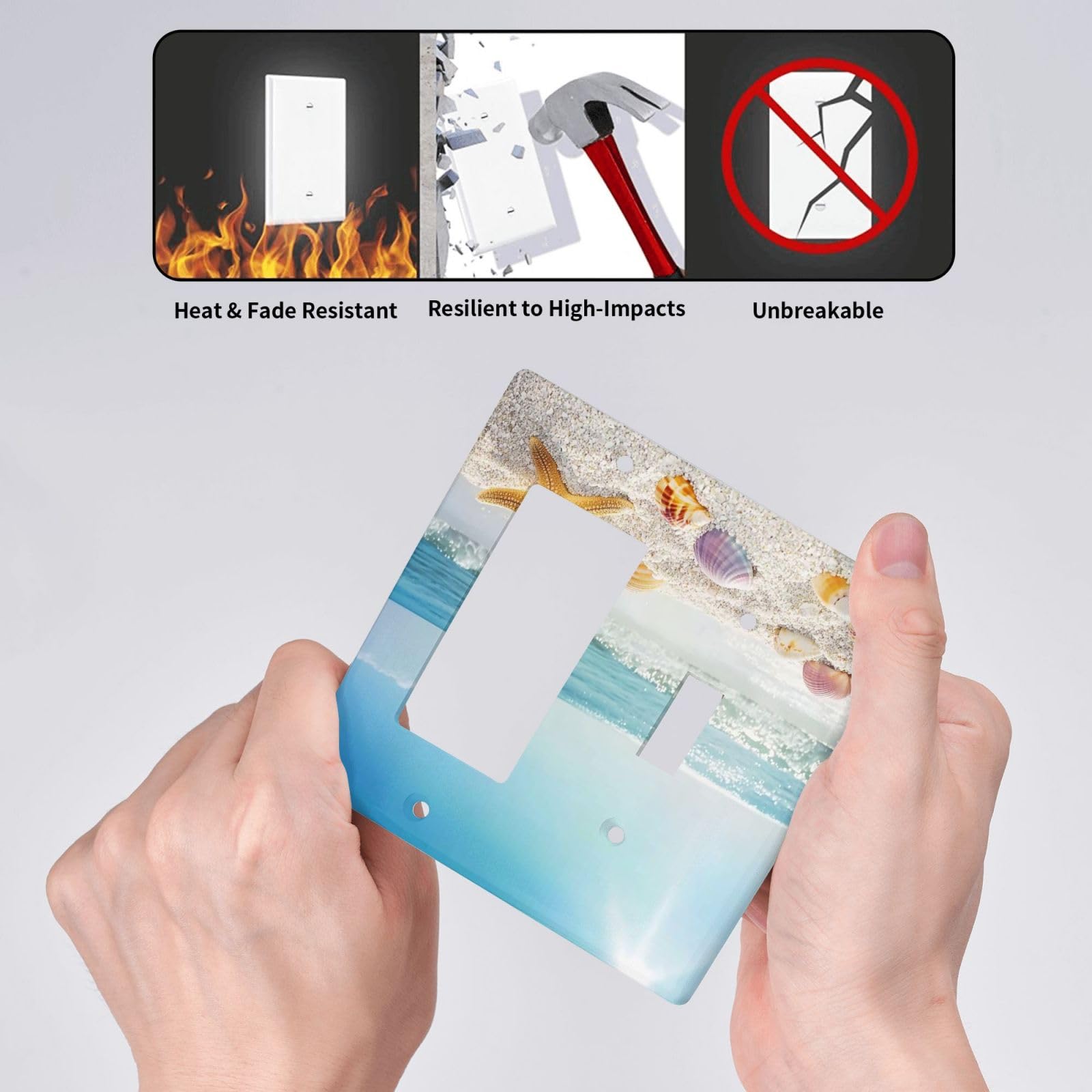 Nijuodnijir durable switch cover resists daily wear in busy spaces