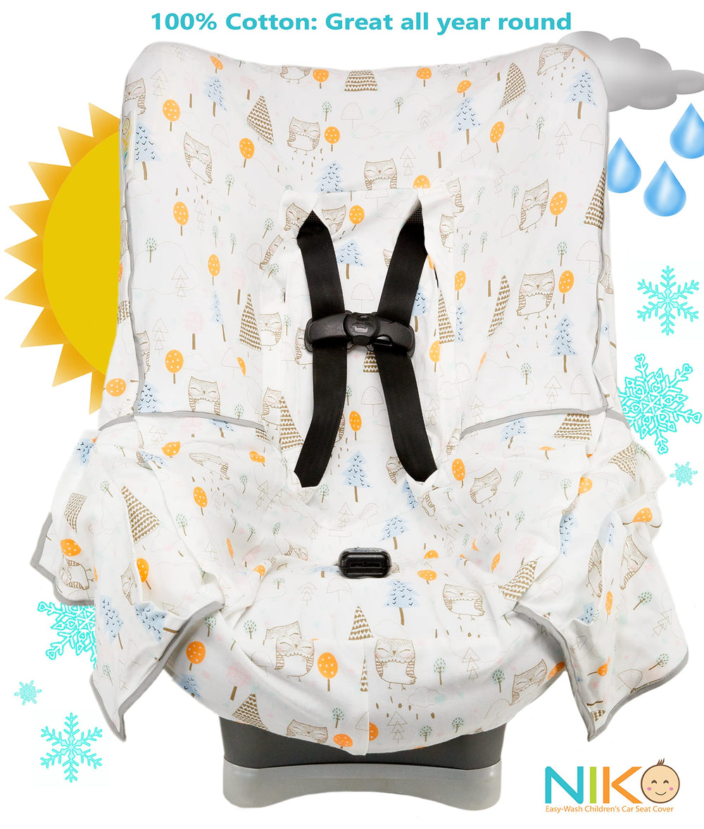 Niko Easy-Wash waterproof bottom panel shields the seat.