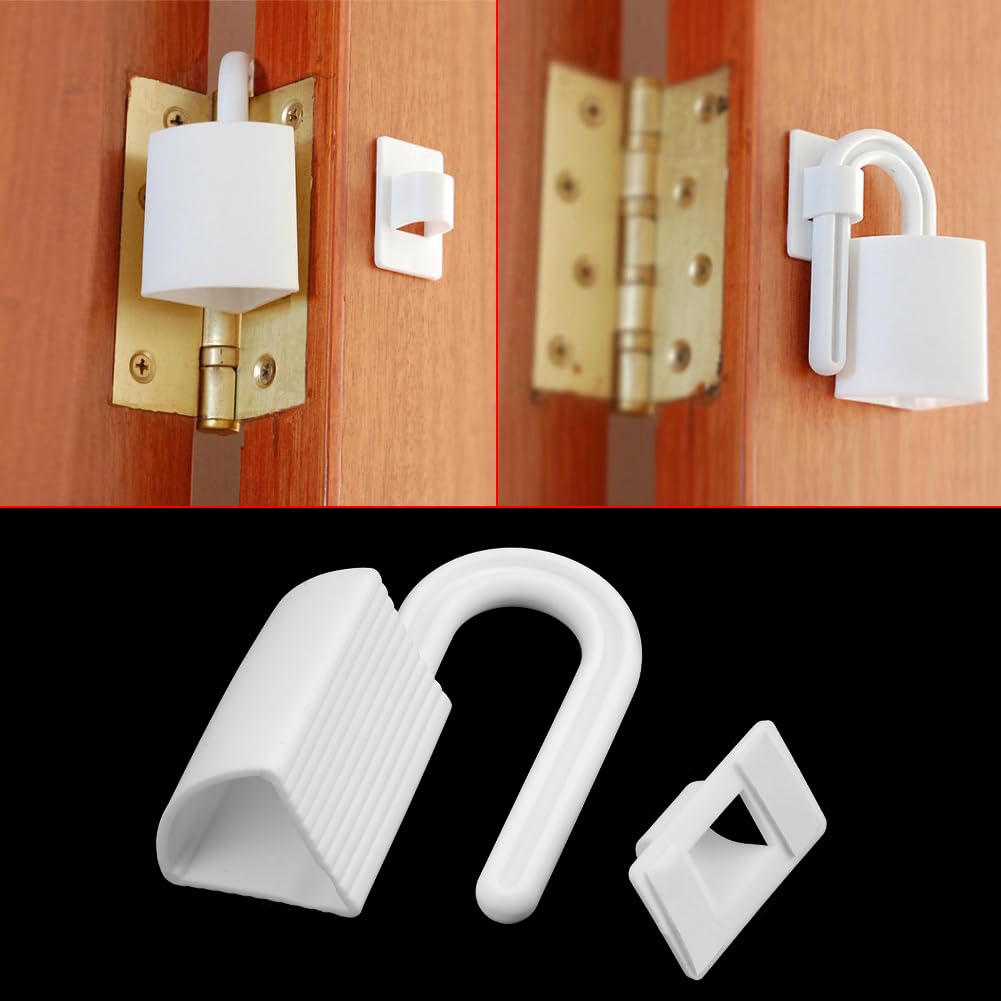 Nikou guard in use provides safer door operation in a home.