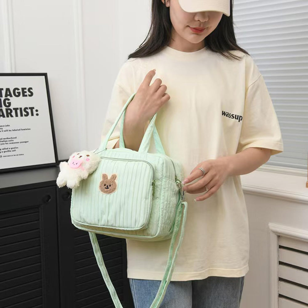 NIKUKY Diaper Bag Tote convertible carry for hands-free use