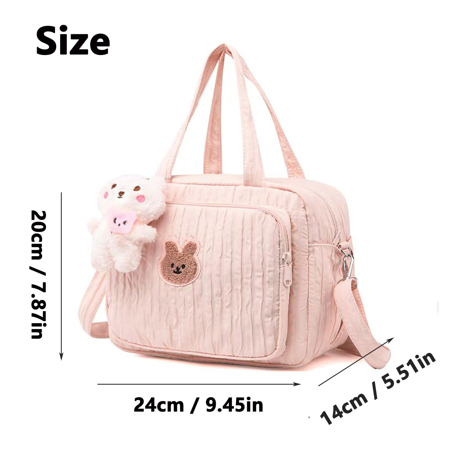 NIKUKY diaper bag tote with gift-ready design for new parents