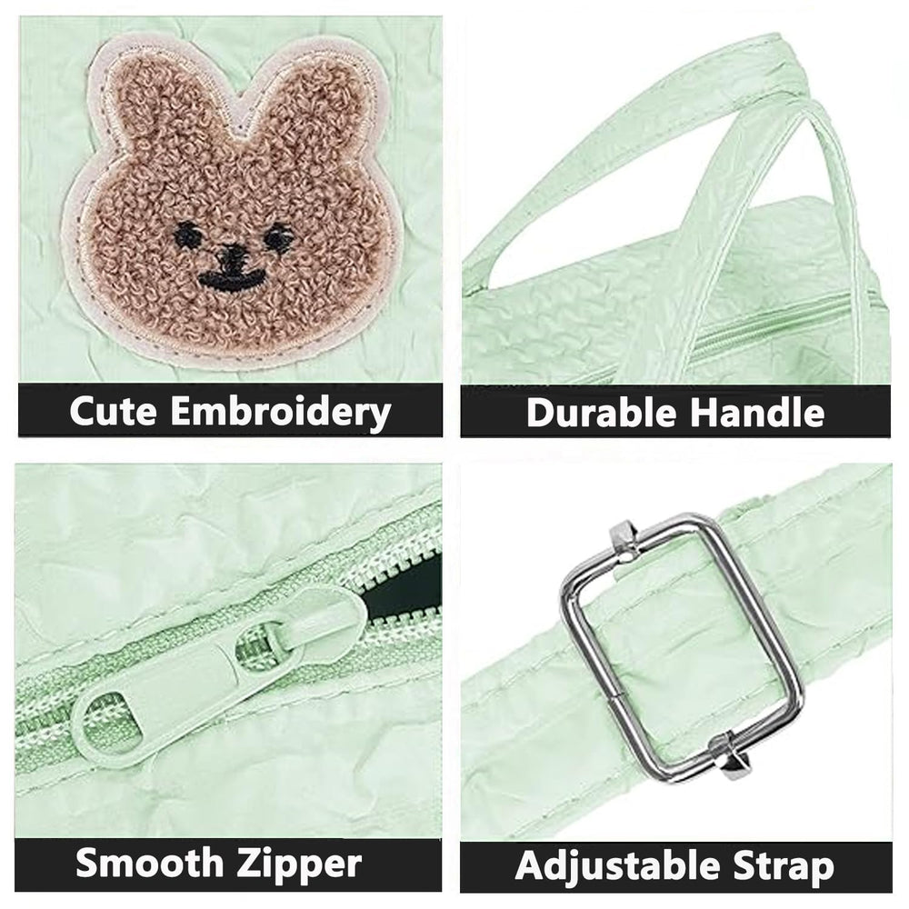 NIKUKY Diaper Bag Tote side pocket for quick access to tissues
