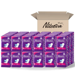 Nileeva Care Maxi with wings shows anti-leak core for a dry feel