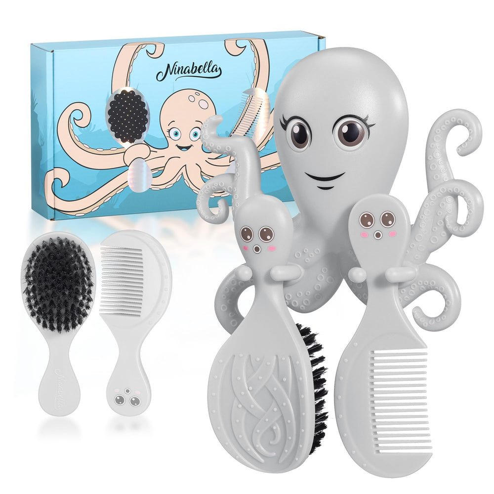 Ninabella octopus wall-mount holder keeps baby grooming tools within easy reach