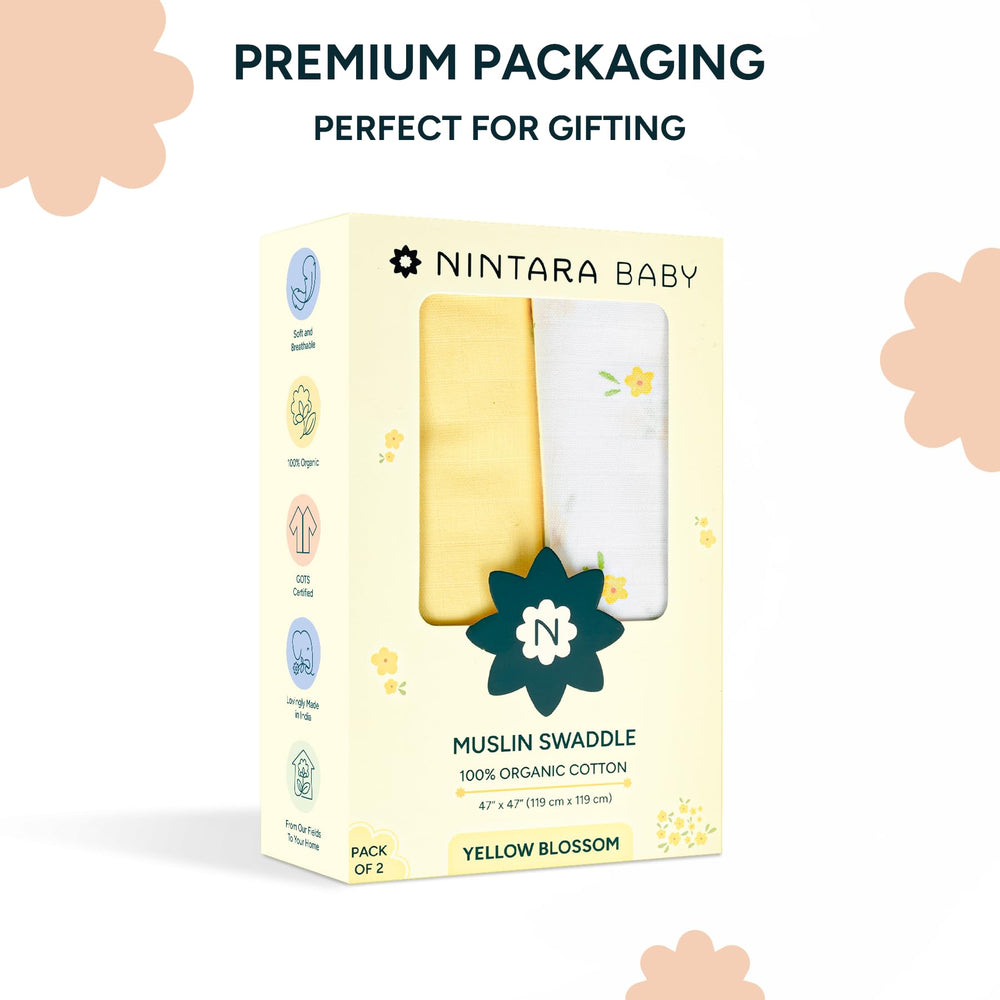 NINTARABABY nursing-friendly swaddle suitable for quick feeding breaks