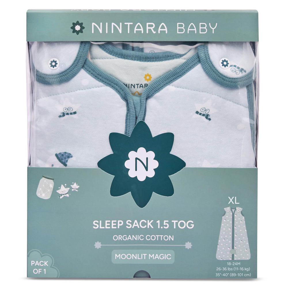 NINTARABABY Sleep Sack reinforced-stitching boosts daily durability