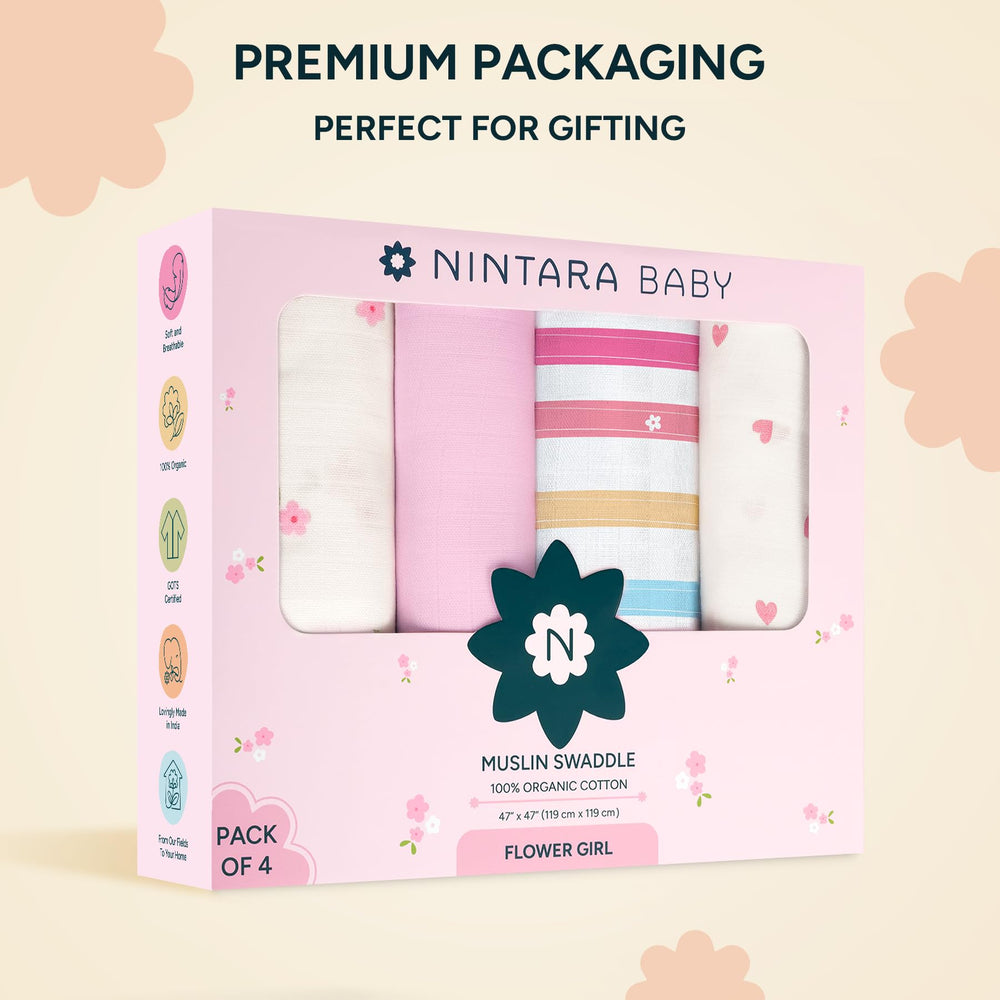 NINTARABABY newborn-snuggle swaddle, secure wrap during early weeks.