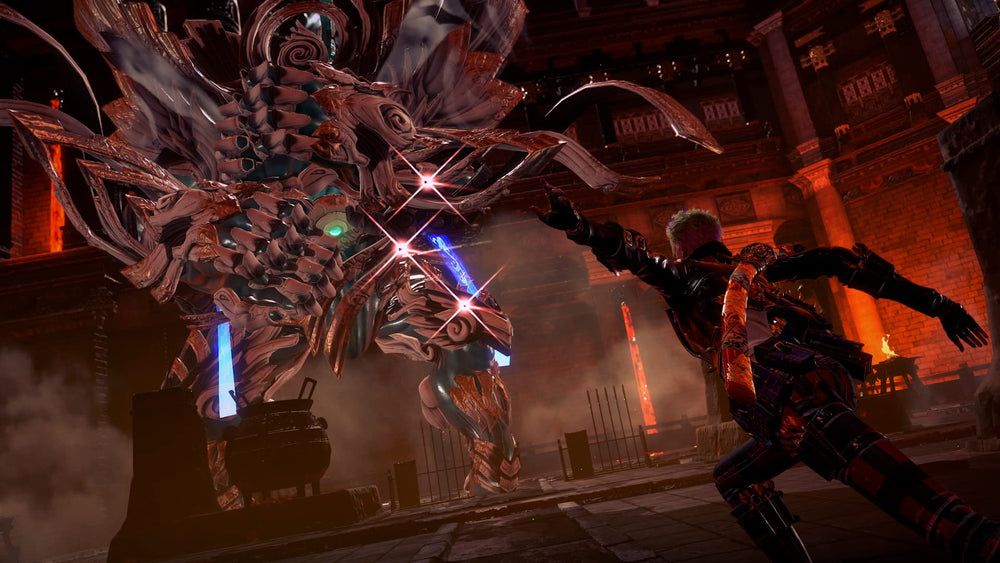 Nintendo Bayonetta 3 boss battle scene in high detail