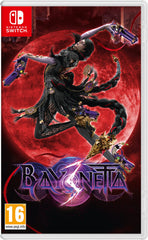 Nintendo Bayonetta 3 cover art showing dynamic action and style