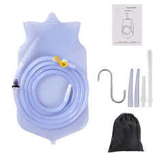 NINXIMI silicone enema hose 6.56ft for smooth flow control