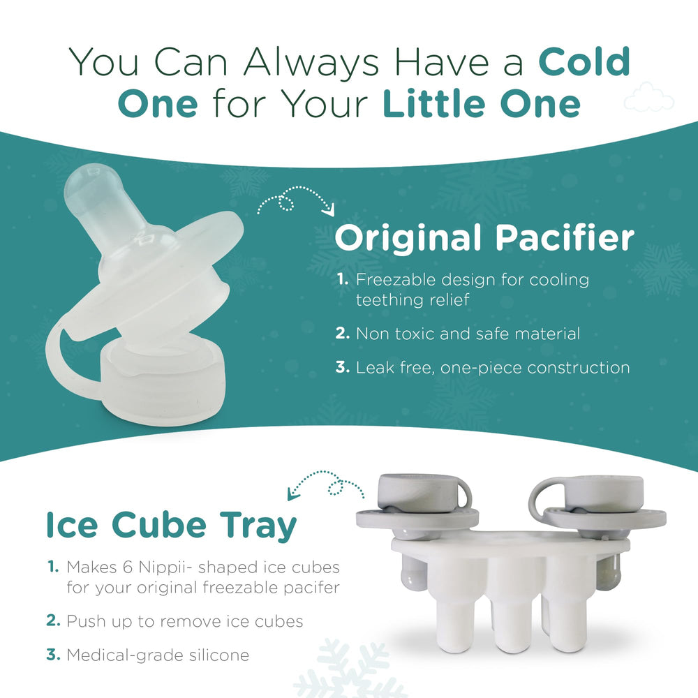 Nippii dishwasher-safe design for quick, hygienic cleaning.