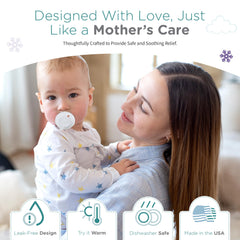Nippii Freezable Pacifier Teether packaging, ready to ship and store safely