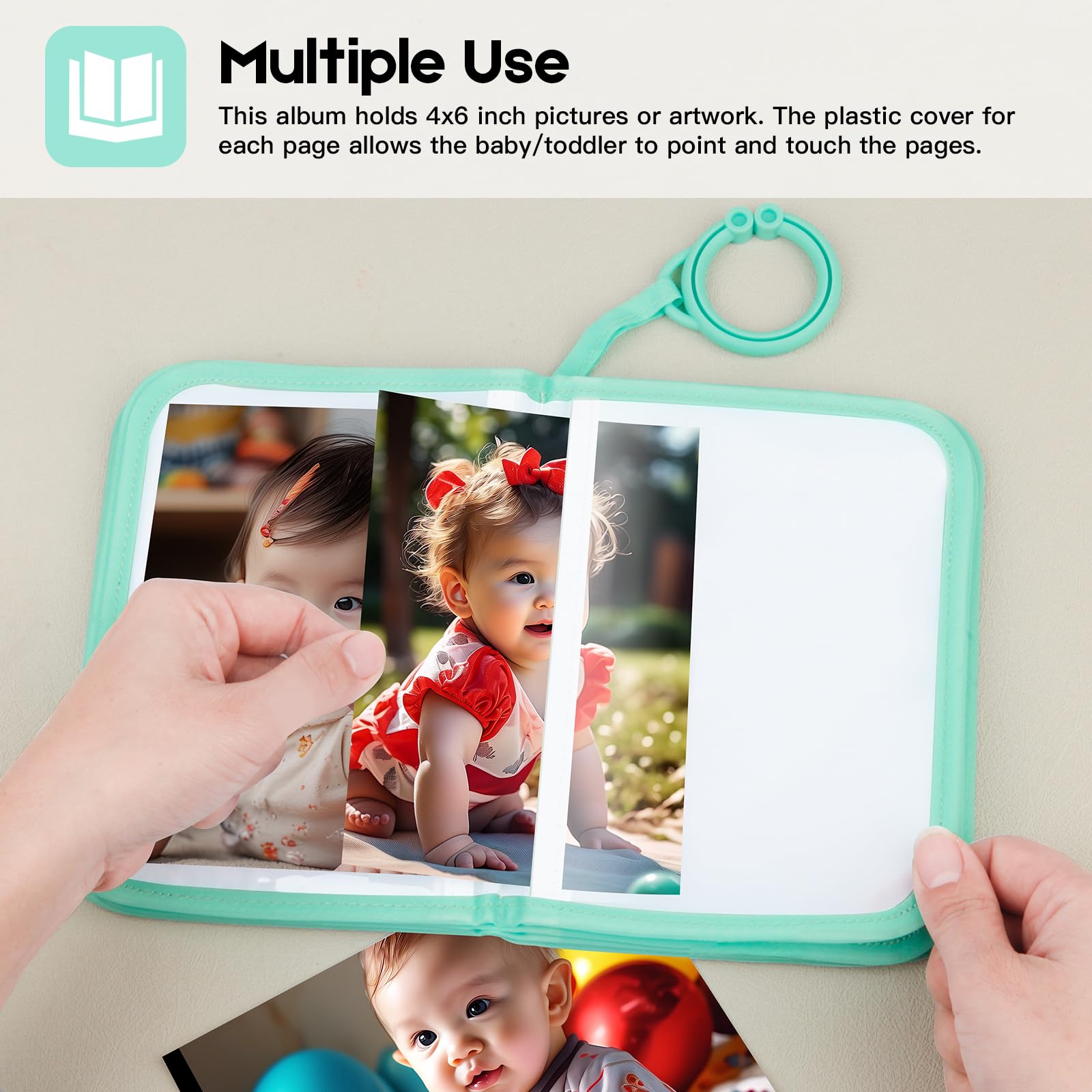 Niselity baby safety mirror included to spark curiosity during play