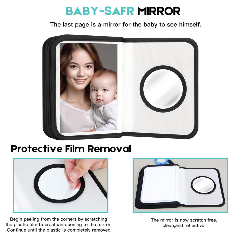 Niselity open-view design highlights accessible photo viewing for babies.