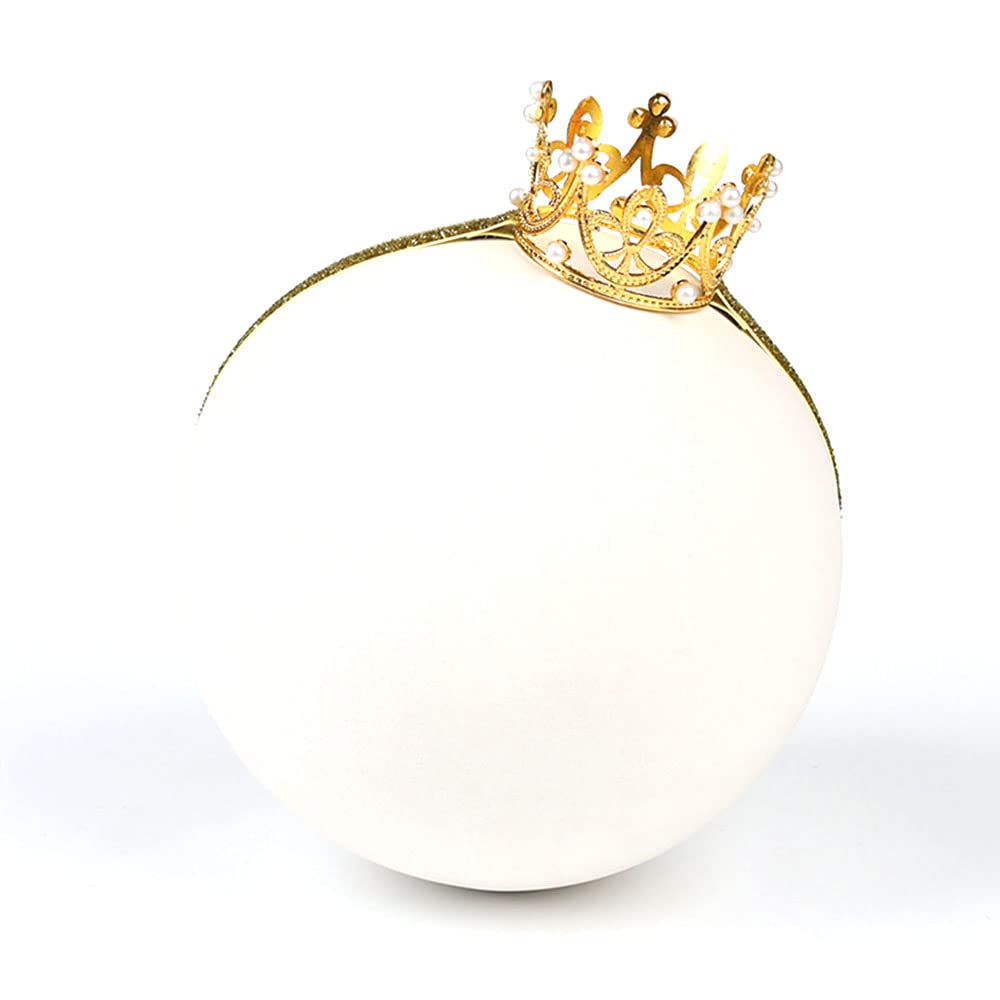 Nishine gold crown headband adds sparkle to outfits