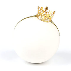 Nishine gold crown headband adds sparkle to outfits