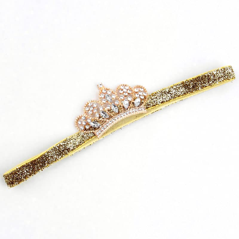Two-piece elastic headbands fit most babies for everyday wear