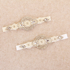 Nishine rhinestone baby headband with elastic band for comfortable wear.