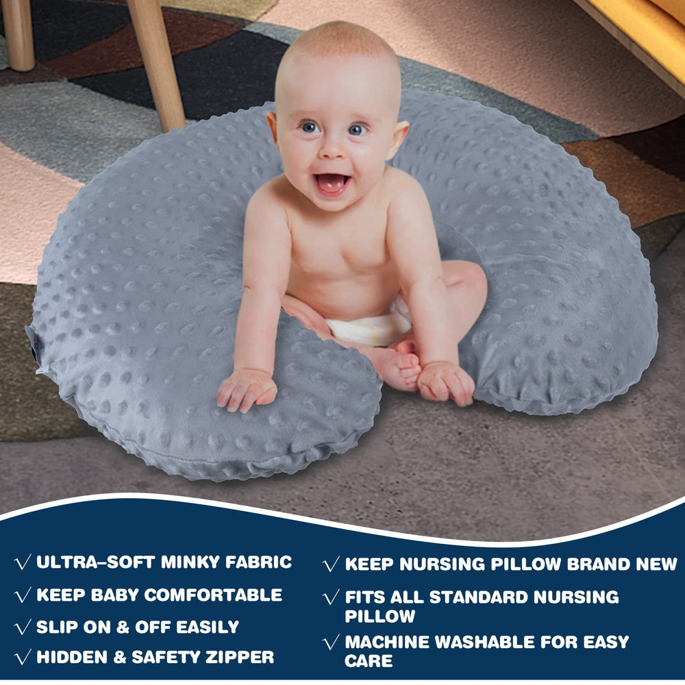 NiSleep nursing pillow supports breastfeeding and bottle feeding with gentle guidance.