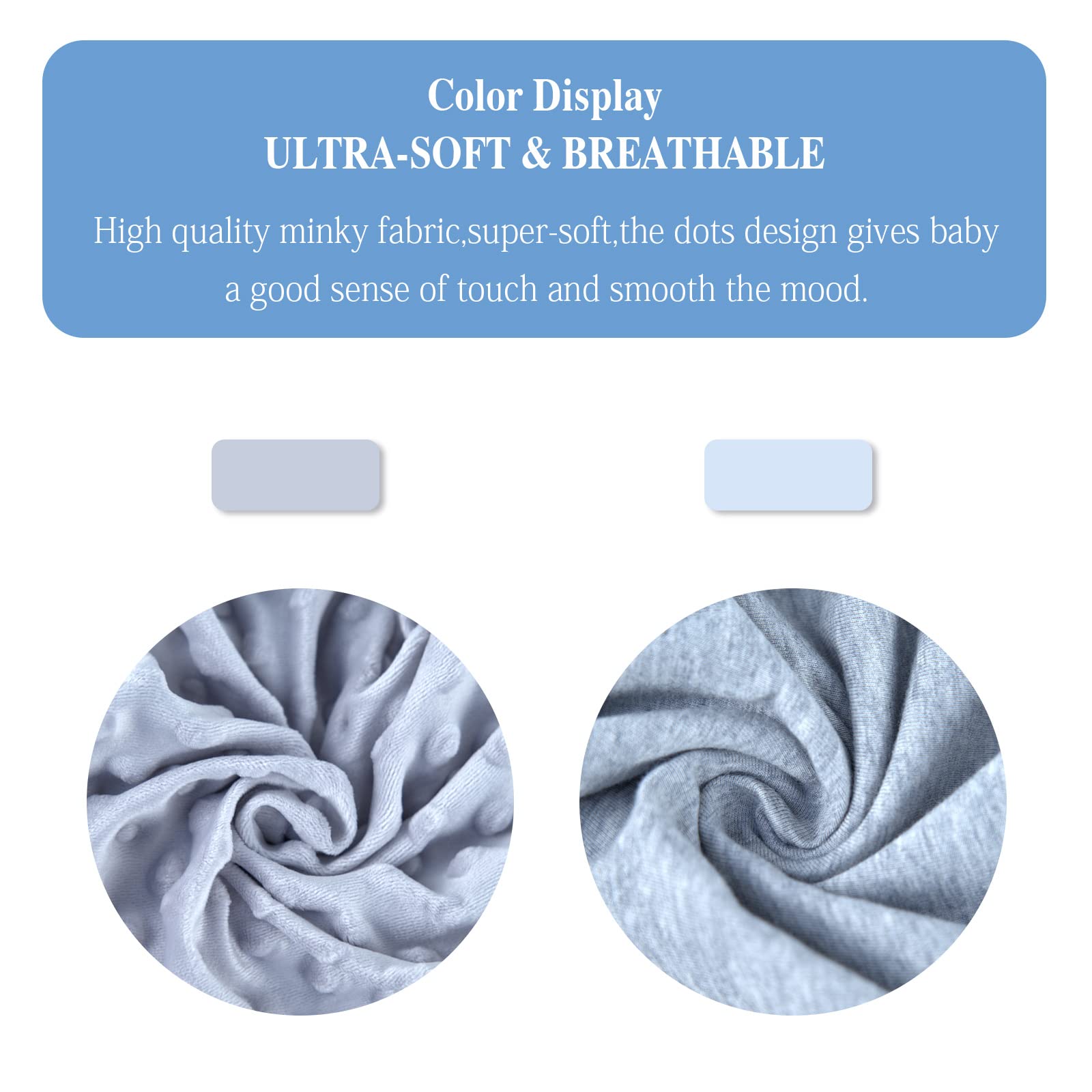 NiSleep nursing pillow with two removable covers provides easy cleaning between feeds.