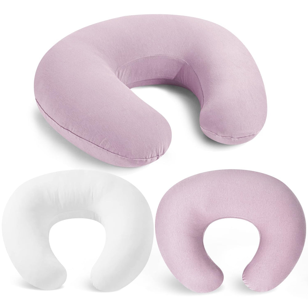 NiSleep nursing pillow with ultra-soft jersey fabric for baby's comfort