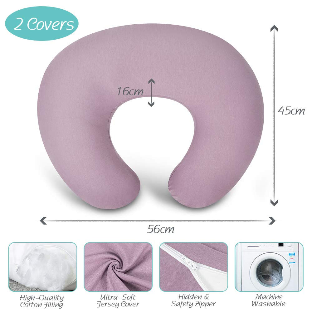 NiSleep nursing pillow in versatile setup for feeding, tummy time, and propping